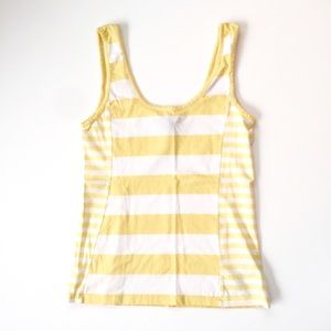 Yellow & White  French Connection Tank Size 12